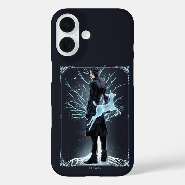 Anime Severus Snapes Doe Patronus iPhone 16 Hülle (Rückseite)