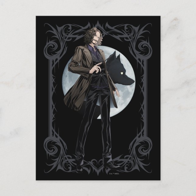 Anime Sirius Black Animagus Postkarte (Vorderseite)