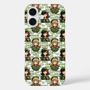 Anime Soldier Girls Design iPhone 16 Hülle
