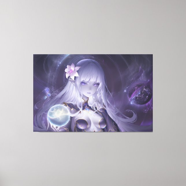 Anime Sorceres Leinwanddruck (Vorderseite)