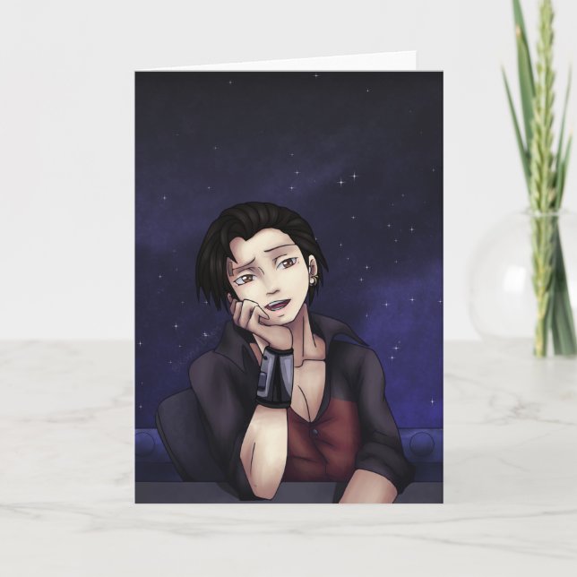 Anime Space Pirate Karte (Vorderseite)