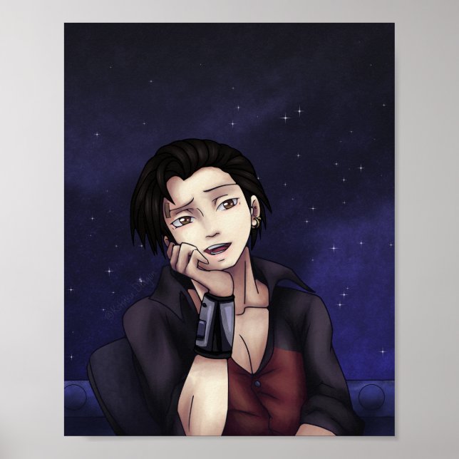 Anime Space Pirate Poster (Vorne)