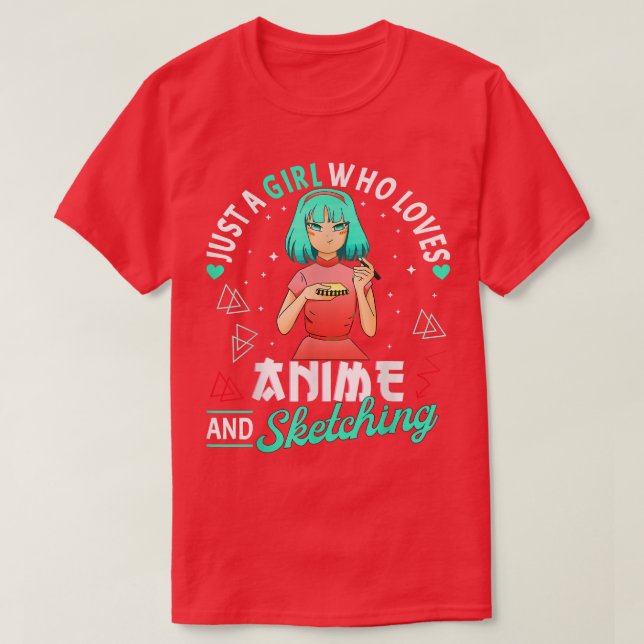 Anime Stuff T-Shirt (Design vorne)