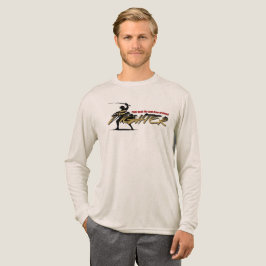 Anime Style Fighter | Men's Long Sleeve  Tri-Blend Shirt