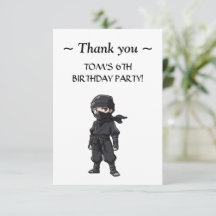 Anime Style Ninja Warrior Boys Birthday Party