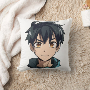 Anime Superpower Delight - Young Man Character Kissen