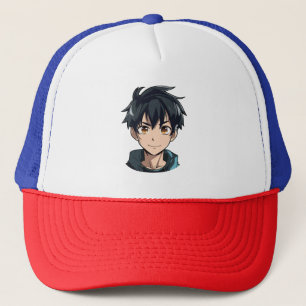 Anime Superpower Delight - Young Man Character Truckerkappe