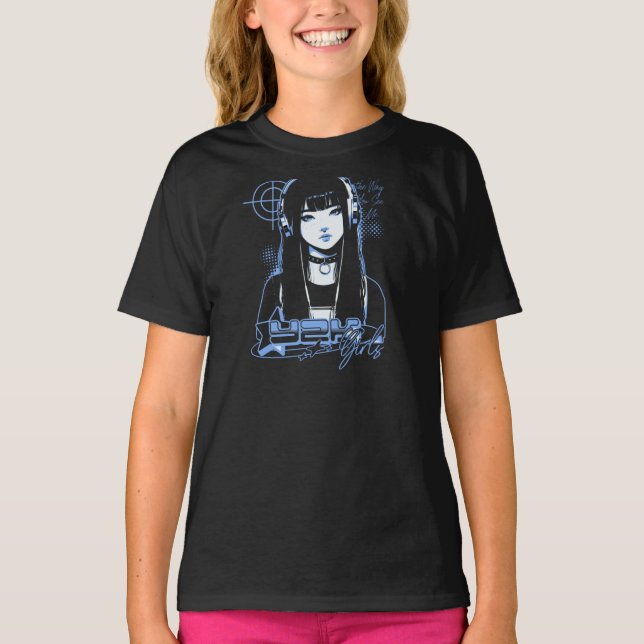 Anime T-Shirt für Mädchen (Vorderseite)