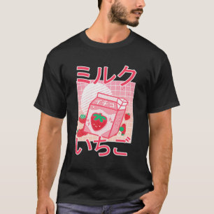 Anime T - Shirt Kawaii Anime Japanese Strawberry M
