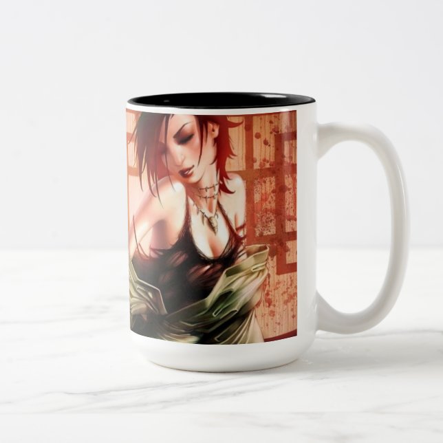 Anime-Tasse Zweifarbige Tasse (Rechts)