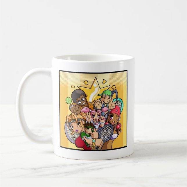 Anime Tennis Characters Kaffeetasse (Links)