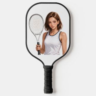 Anime-Tennis-Mädchen Pickleball Schläger