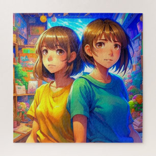 Anime Themen Zwilling Mädchen