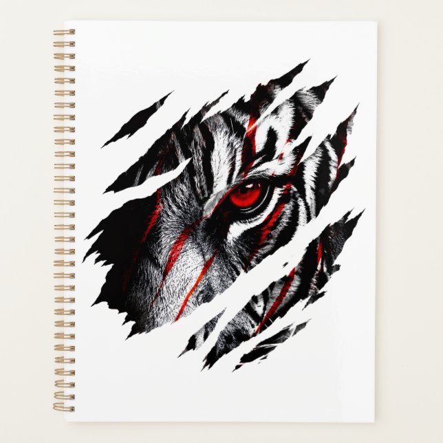 Anime-Tigeraugen durch Kratzer Planer (Vorderseite)
