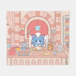 Anime Tom, Jerry und Tuffy Bakery Fleecedecke