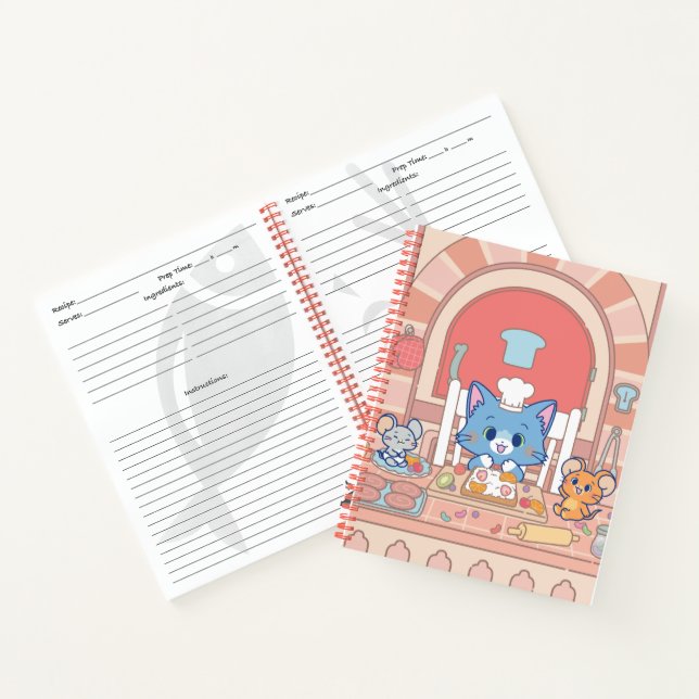 Anime Tom, Jerry und Tuffy Bakery Notizbuch (Innenseite)