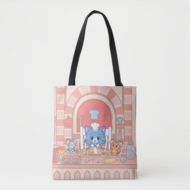 Anime Tom, Jerry und Tuffy Bakery Tasche (Vorderseite)