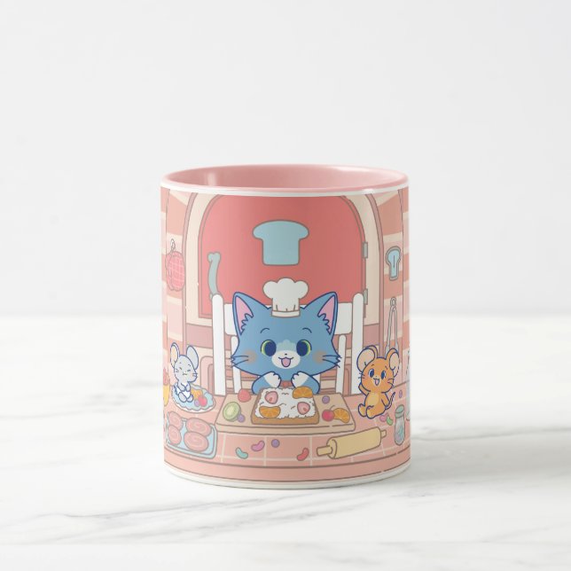 Anime Tom, Jerry und Tuffy Bakery Tasse (Zentrum)