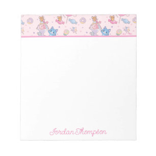 Anime Tom, Jerry und Tuffy Candyland Pattern Notizblock