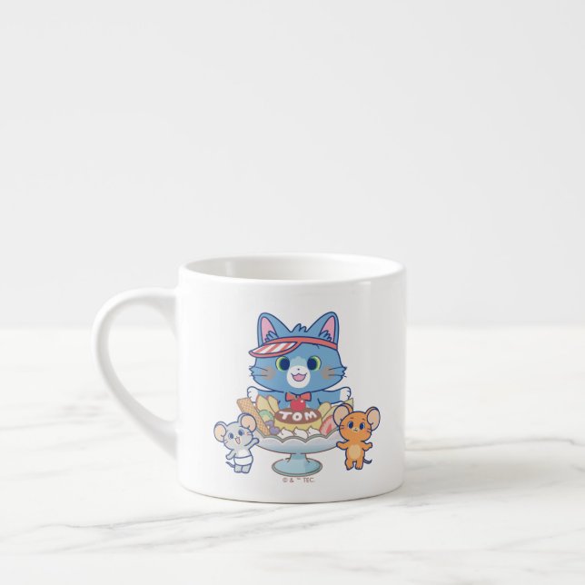 Anime Tom, Jerry und Tuffy Dessert Parlor Espressotasse (Links)