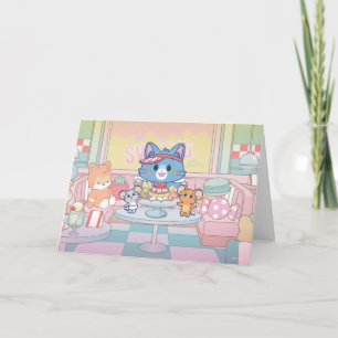 Anime Tom, Jerry und Tuffy Dessert Parlor Karte