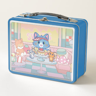 Anime Tom, Jerry und Tuffy Dessert Parlor Metall Brotdose