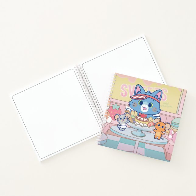 Anime Tom, Jerry und Tuffy Dessert Parlor Notizbuch (Innenseite)