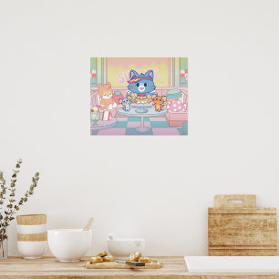 Anime Tom, Jerry und Tuffy Dessert Parlor Poster