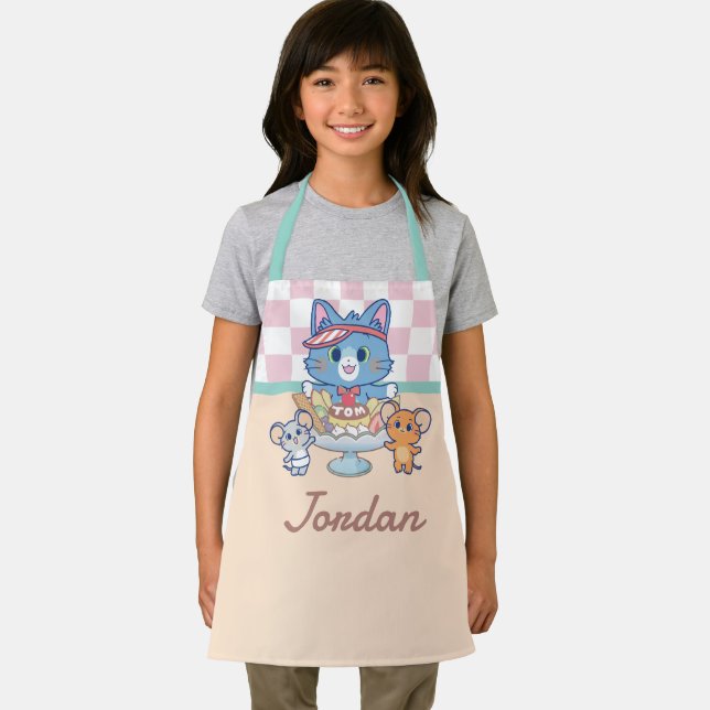 Anime Tom, Jerry und Tuffy Dessert Parlor Schürze (Insitu)