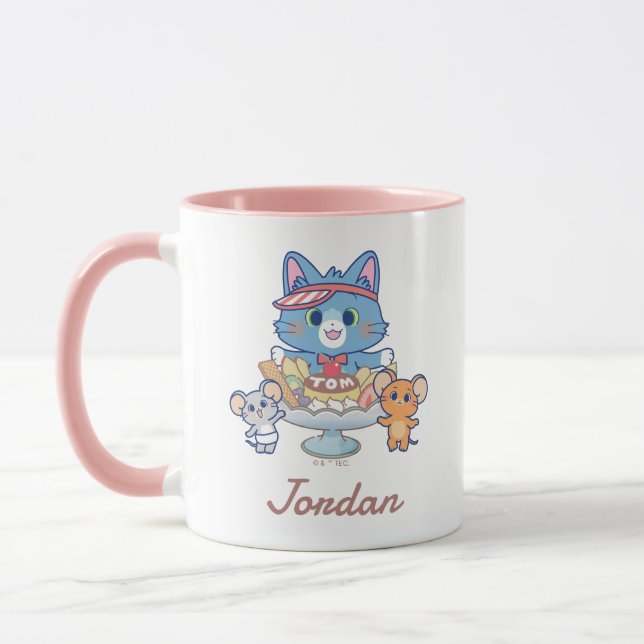 Anime Tom, Jerry und Tuffy Dessert Parlor Tasse (Links)