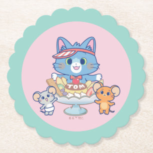 Anime Tom, Jerry und Tuffy Dessert Parlor Untersetzer