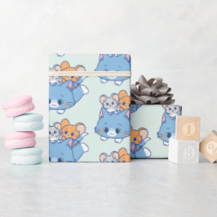 Anime Tom, Jerry und Tuffy Geschenkpapier