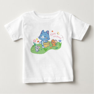 Anime Tom, Jerry und Tuffy Picnic Baby T-shirt