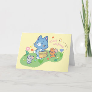 Anime Tom, Jerry und Tuffy Picnic Karte