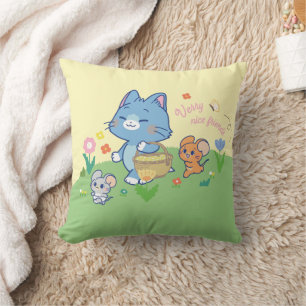 Anime Tom, Jerry und Tuffy Picnic Kissen