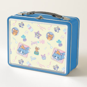 Anime Tom, Jerry und Tuffy Playtime Pattern Metall Brotdose