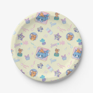 Anime Tom, Jerry und Tuffy Playtime Pattern Pappteller