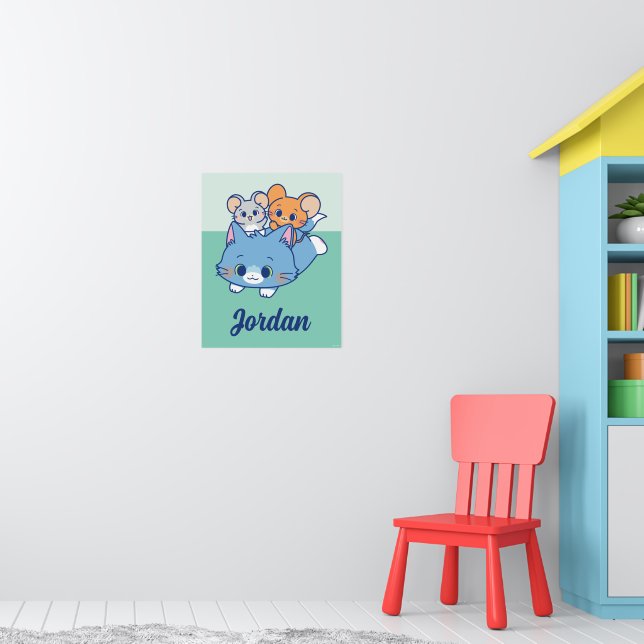 Anime Tom, Jerry und Tuffy Poster (Kinderzimmer 1)