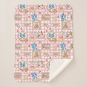 Anime Tom und Jerry Bakery Pattern Sherpadecke