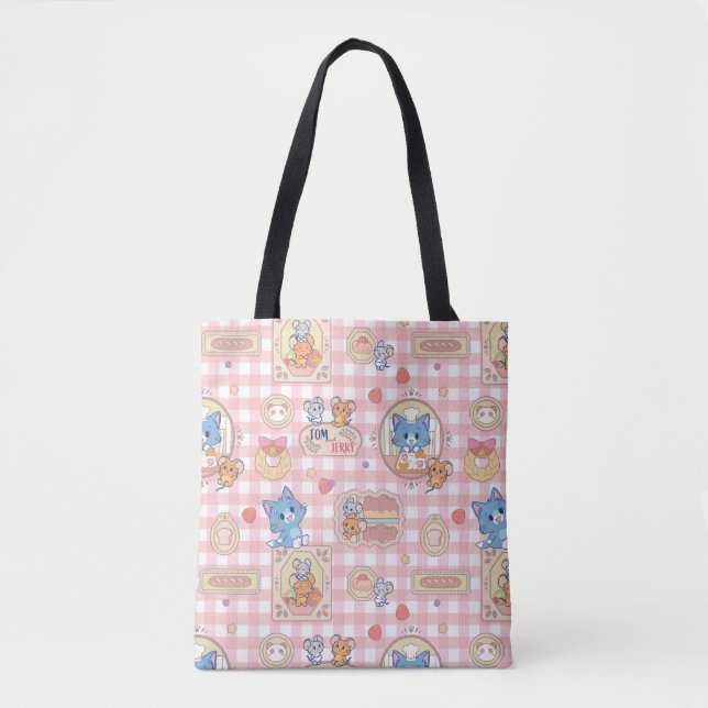 Anime Tom und Jerry Bakery Pattern Tasche (Vorderseite)