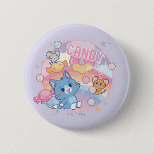 Anime Tom und Jerry Candy Party Button