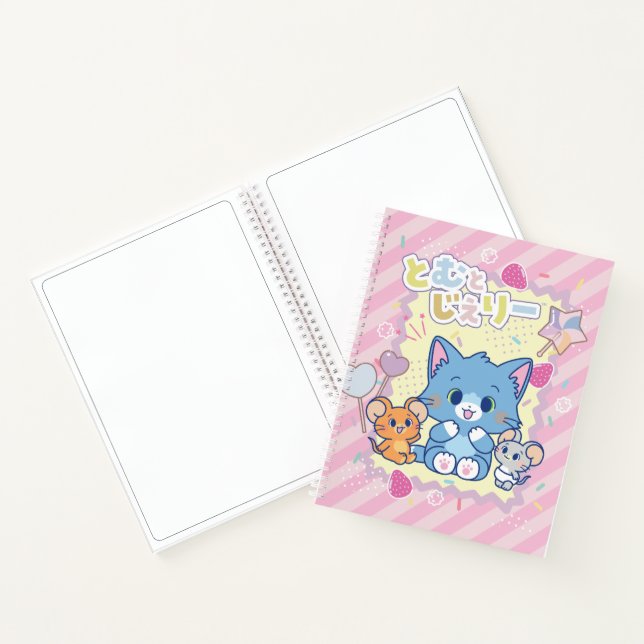 Anime Tom und Jerry Strawberry Fun Notizbuch (Innenseite)