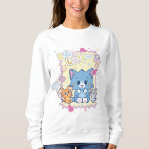 Anime Tom und Jerry Strawberry Fun Sweatshirt