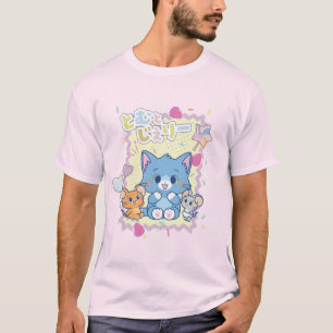 Anime Tom und Jerry Strawberry Fun T-Shirt