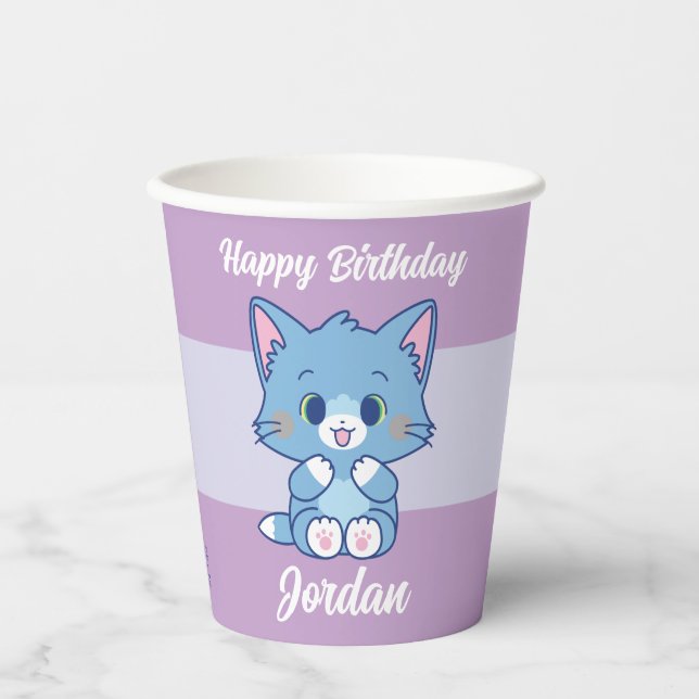 Anime Tom und Jerry - Tom Pappbecher (Vorderseite)