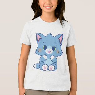 Anime Tom und Jerry - Tom Tri-Blend Shirt