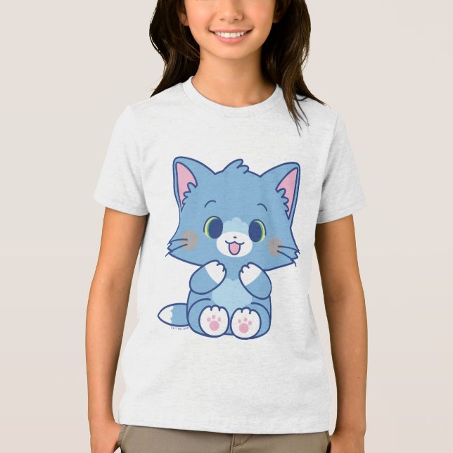 Anime Tom und Jerry - Tom Tri-Blend Shirt (Vorderseite)