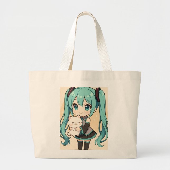 Anime-Totes-Tasche  Jumbo Stoffbeutel (Vorne)