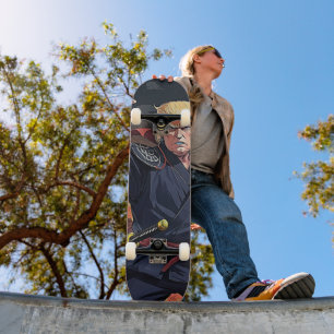 Anime Trump - Fist erhoben Skateboard