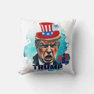 Anime Trump Throw Pillow Kissen